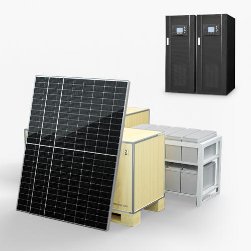 Industrial Off Grid 200KW 500KW Gel Battery Backup Solar System Plant