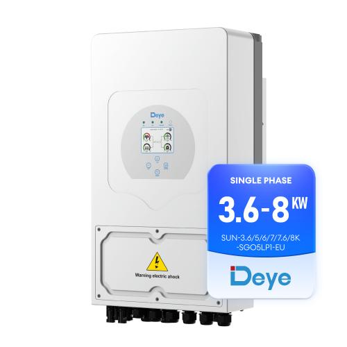 Deye Single Phase 5kW 8kW 10kW Hybrid Solar Inverter With MPPT Charge Controller