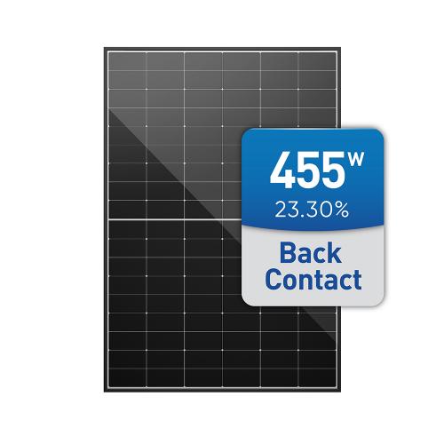 455W EVO B High Efficiency Back Contact Black Frame Solar PV Module