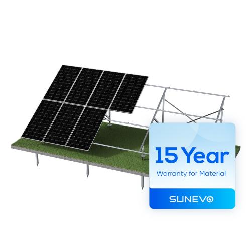 Sunevo PV Module Solar Panel Rail Pole Ground Bracket Screw Pile Rack System