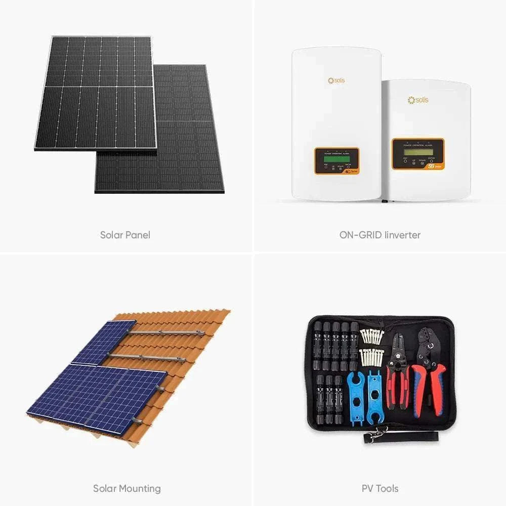 On Grid Complete Solar System ranging 20KW