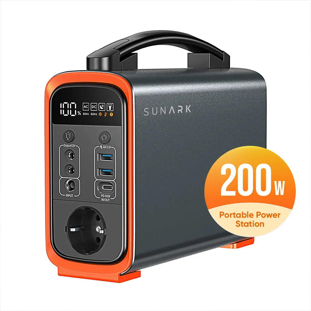 200W  Portable Solar Power Generator Station For Home Use System