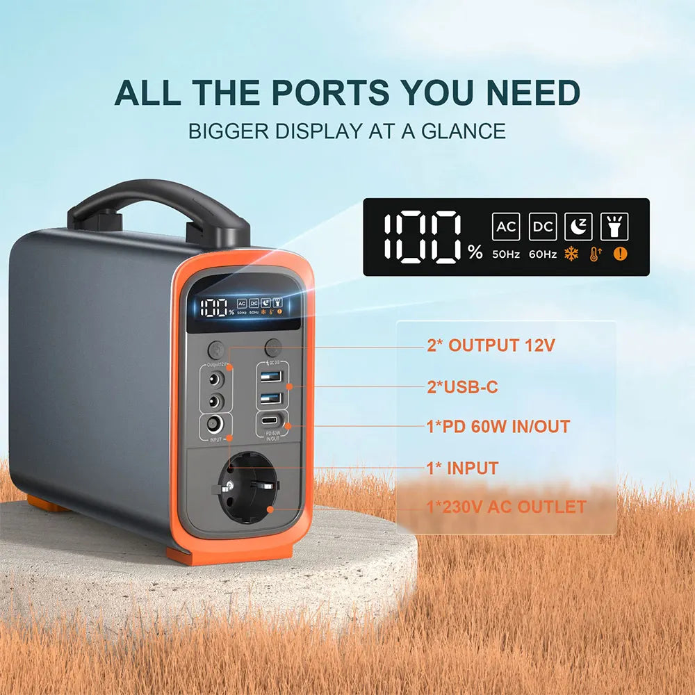 200W  Portable Solar Power Generator Station For Home Use System