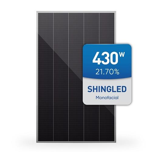 Monofacial Shingled PV Solar Module 430W 425W 420W