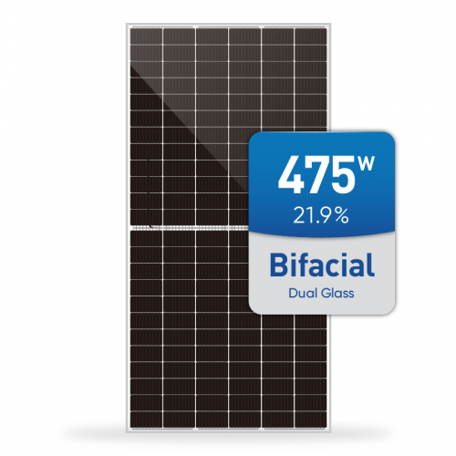 Bifacial Double Sided Glass Solar Panels 445W 450W 455W 460W