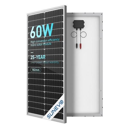 Small Size Solar Panels Off-Grid Power for Camping 60W 80W 90W