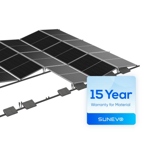 Sunevo Solar Panel Ballasted Mount Bracket Flat Roof Mounting Structure Systems