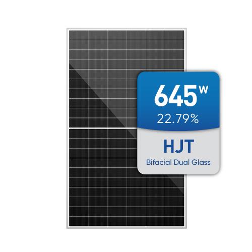 EVO 6N Bifacial HJT Half Cell Double-glass Solar Module 645W